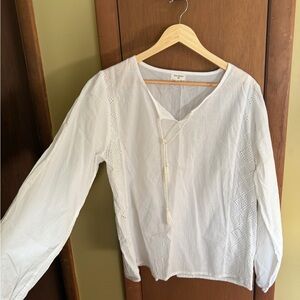 Cost Plus World Market Cream Cotton Fabric